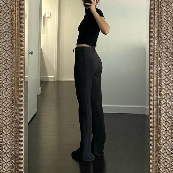 Zara The Melrose Full Length Split Hem Legging Pant - Picture 6 of 14